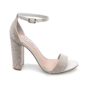 Steve Madden Carrson heels, Crystal, NWOB